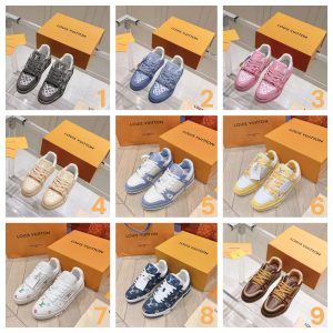 LV Louis Vuitton Men's and Women's Fashion Casual Sports Shoes