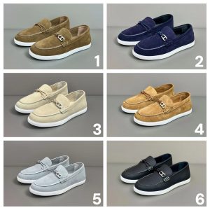 Hermes Hermes men's fashionable and versatile casual slip-on loafers