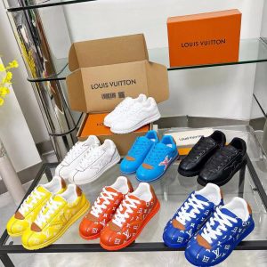 Lv new men and women couple fashion versatile trend sports casual shoes