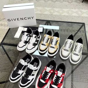 Givenchy's new men's fashionable versatile cowhide with mesh sports casual shoes