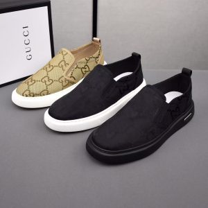 Gucci's new men's fashionable and versatile comfortable and breathable casual cloth shoes