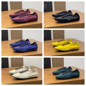 Prada men's new fashion suede leather sports casual shoes
