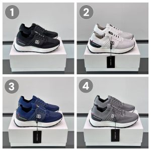 Dolce & Gabbana's new men's fashionable and versatile comfortable and breathable flying woven fabric sports casual shoes