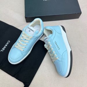 Chanel's new unisex hit genuine leather high-end fashion versatile comfortable breathable sports casual shoes