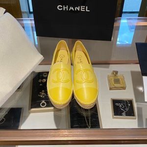 Chanel new women's leather trendy and fashionable all-match casual shoes