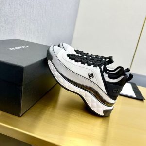 Chanel new men's and women's style genuine leather double-layer breathable mesh fashionable versatile casual shoes