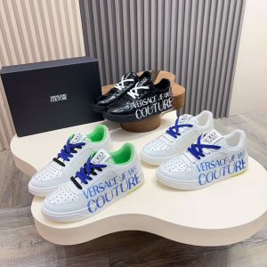 Versace new men's fashion versatile genuine leather artistic spaceship casual sports shoes