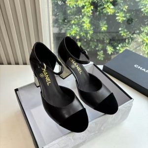 Chanel new women's trendy and fashionable genuine leather comfortable high heels