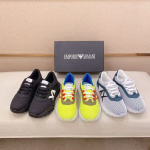 Armani's new fashion trend comfortable breathable genuine leather versatile sports casual shoes