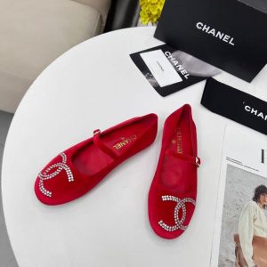 Chanel's new women's trendy and versatile fashion elegant ballet shoes