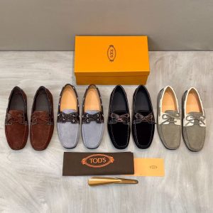 Tod's new men's genuine leather high-end fashion classic versatile comfortable breathable moccasins