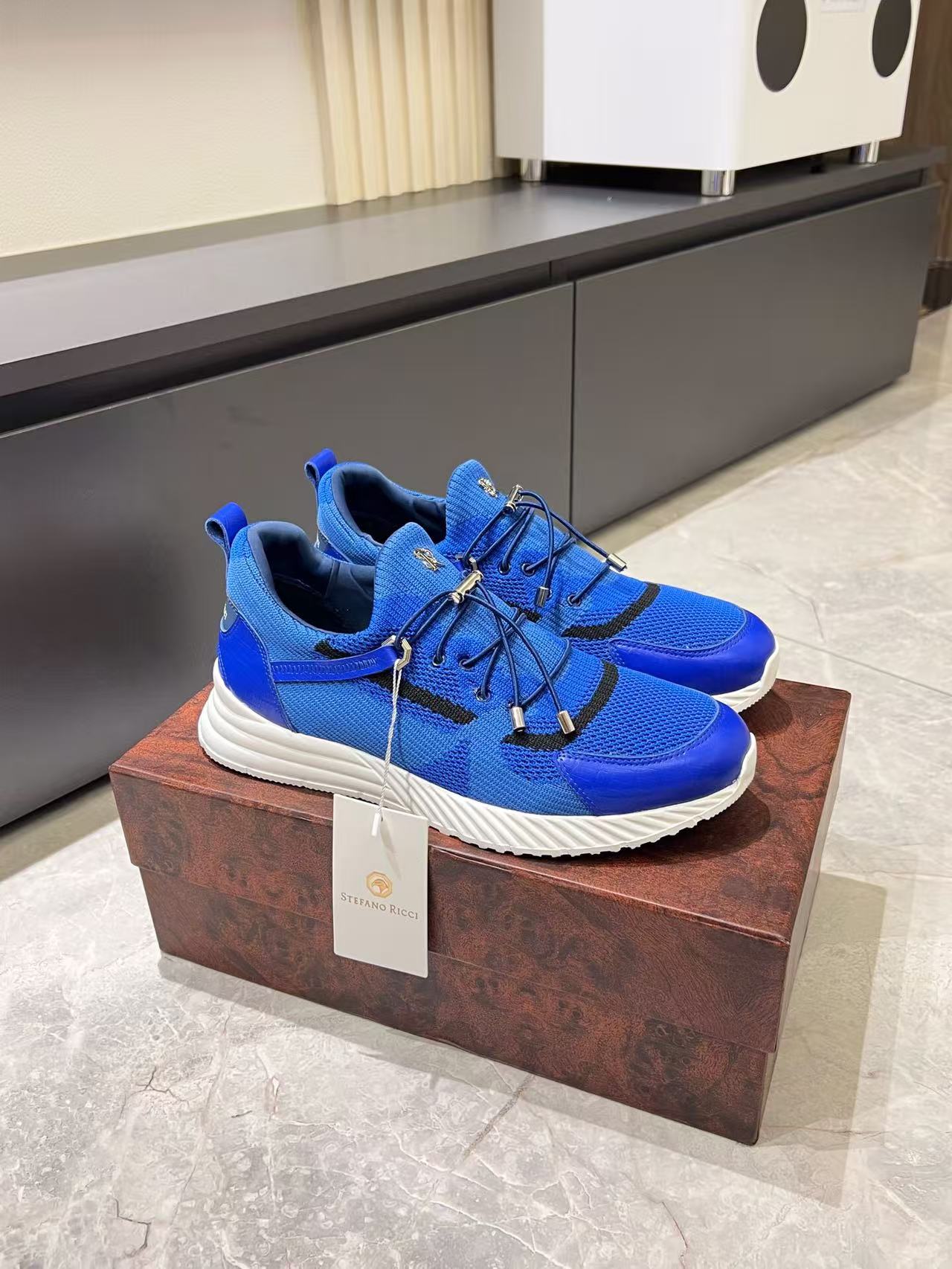 Stephen's new fashion high-end versatile cowhide comfortable breathable casual shoes