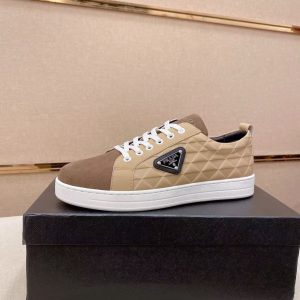 Prada's new men's fashionable and versatile genuine leather business casual shoes