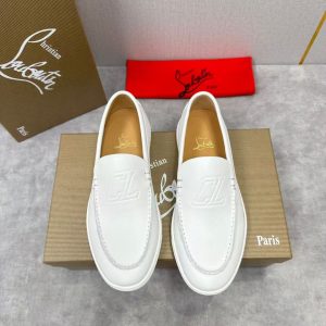 Christian Louboutin new men's leather high-end business fashion lightweight and comfortable loafers
