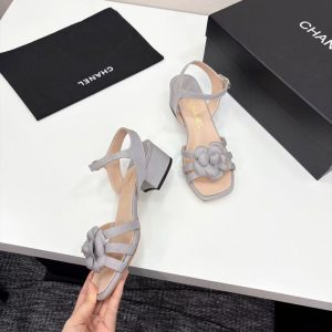 Chanel new women's fashionable versatile exquisite elegant leather lining comfortable custom leather rubber outsole fancy high heels