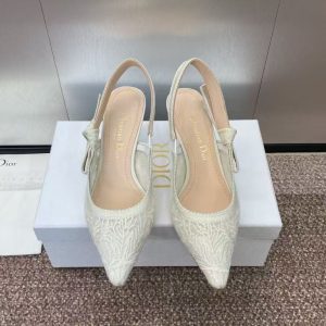 Dior new women's fashion all-match genuine leather sheepskin lining Italian genuine leather outsole fashion high heels