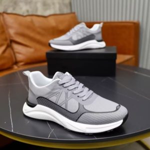 Armani's new men's fashionable and versatile exquisite and elegant genuine leather casual sports shoes