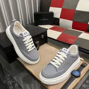 Armani's new men's fashionable and versatile exquisite and elegant genuine leather lining insole comfortable casual shoes