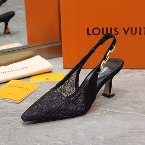 Louis Vuitton new women's fashionable versatile exquisite elegant genuine leather comfortable high heels