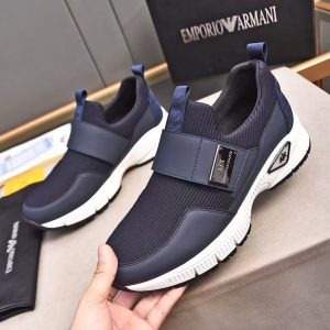 Armani's new men's fashionable and versatile exquisite and elegant genuine leather comfortable and breathable casual shoes