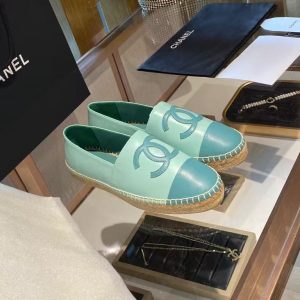 Chanel new women's leather trendy and fashionable all-match fisherman shoes