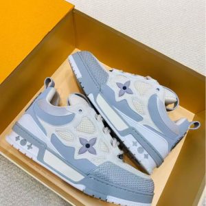 Louis Vuitton new couple fashion versatile exquisite elegant genuine leather lining breathable and comfortable casual shoes