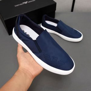 Armani's new men's fashionable and versatile exquisite and elegant genuine leather comfortable breathable rubber outsole casual shoes