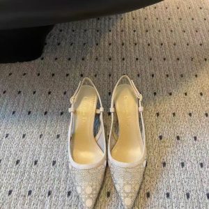 Dior new ladies' fashionable and versatile genuine leather high heels