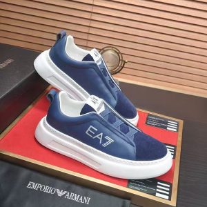Armani's new men's fashionable and versatile exquisite and elegant genuine leather lining comfortable and clear casual leather shoes