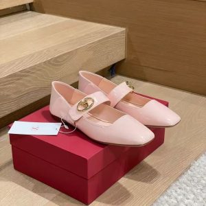 Valentino new ladies' fashionable and versatile exquisite and elegant genuine leather black outsole high heel sandals