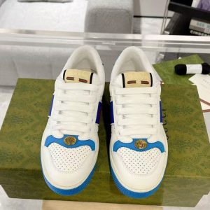 Gucci new men's and women's styles fashionable super versatile genuine leather original high-density fleece lining casual shoes