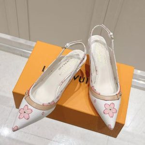 Louis Vuitton new ladies' fashionable and versatile exquisite and elegant leather high heels