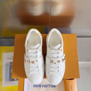 Louis Vuitton new fashion men's and women's leather breathable and comfortable casual shoes