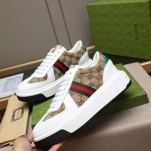 Gucci new men's and women's genuine leather top original super comfortable breathable casual shoes