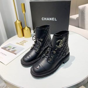 Chanel new women's trendy and comfortable genuine leather grade A high purity high density rubber ankle boots