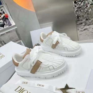 Dior new men's trendy high-end comfortable and versatile breathable genuine leather casual sports shoes