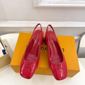 Louis Vuitton new women's fashionable versatile exquisite elegant genuine leather soft high heels