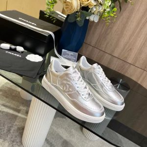 Chanel new style women's leather trendy versatile fashion casual shoes