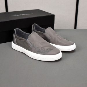 Armani's new men's fashionable and versatile exquisite and elegant genuine leather comfortable breathable rubber outsole casual shoes