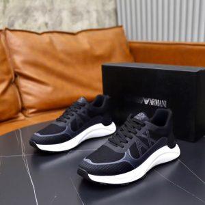 Armani's new men's fashionable and versatile exquisite and elegant genuine leather casual sports shoes