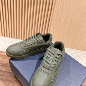 Dior's new men's and women's trendy, comfortable and versatile breathable genuine leather casual sports shoes