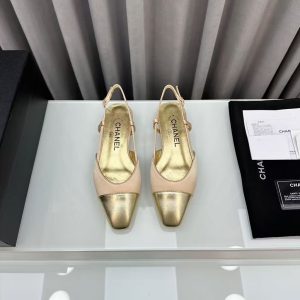 Chanel new women's trendy and fashionable all-match genuine leather casual slippers