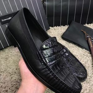 New Zegna men's versatile style comfortable and breathable genuine leather fashion casual shoes