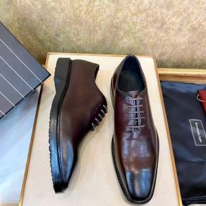 New Zegna men's style versatile comfortable and breathable genuine leather lining cowhide fashionable casual shoes