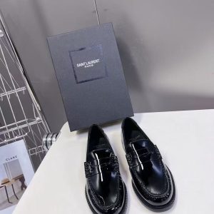 New Yves Saint Laurent men's fashionable and versatile genuine leather breathable and comfortable water-dyed cow lining casual shoes