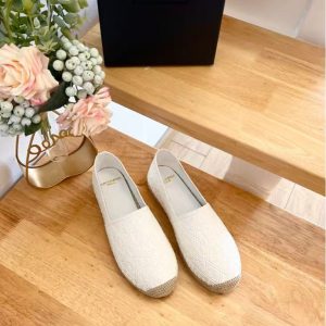 New Yves Saint Laurent women's fashionable and versatile comfortable genuine leather lining sheepskin comfortable casual fisherman shoes