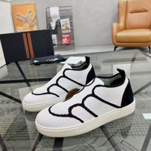 New Zegna men's versatile comfortable breathable leather rubber outsole fashion casual shoes