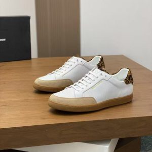 New Yves Saint Laurent men's fashionable and versatile genuine leather breathable and comfortable suede leather upper casual shoes