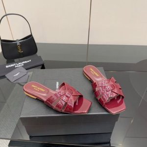 New Yves Saint Laurent women's fashionable and versatile comfortable genuine leather comfortable casual high heels