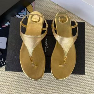 New Yves Saint Laurent women's fashionable and versatile comfortable genuine leather lining comfortable casual flat shoes